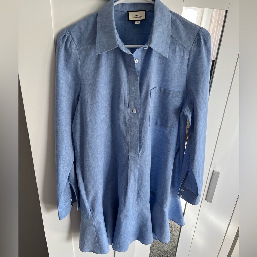 Tuckernuck Chambray Callahan Shirt Dress- Medium- Like New